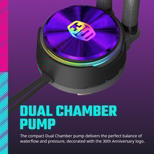 Cooler Master MasterLiquid PL360 Flux 30th Anniversary Edition ARGB CPU Liquid Cooler